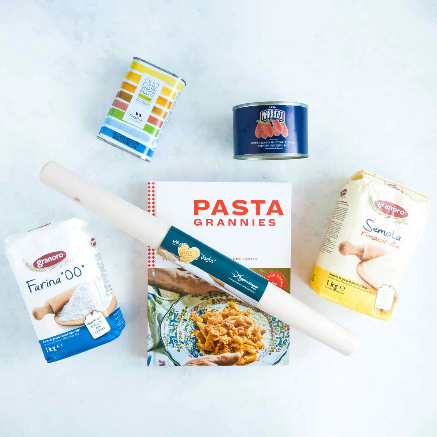 Sous Chef Pasta Grannies Cookbook & Ingredients Set 4 Sous Chef Pasta Grannies Cookbook & Ingredients Set