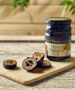 Opies Ingredients Pickled Walnuts In Malt Vinegar 390g