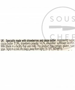 Ingredients Valrhona Strawberry Inspiration Couverture 250g