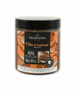 Valrhona Chocolate Hazelnut 40% Spread 280g Ingredients