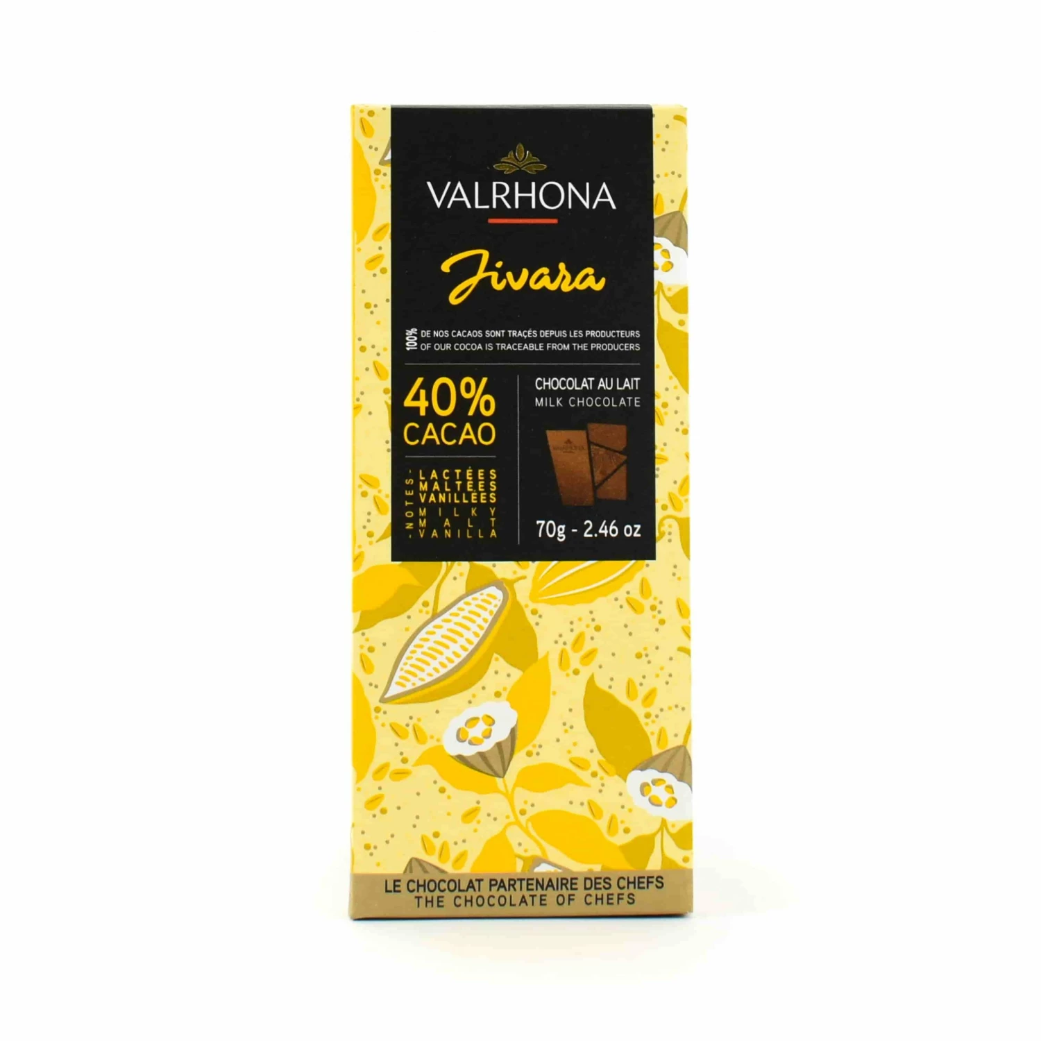 Valrhona Bar Jivara 40% Grand Cru - Origin Blend Ingredients 3 Valrhona Bar Jivara 40% Grand Cru - Origin Blend Ingredients