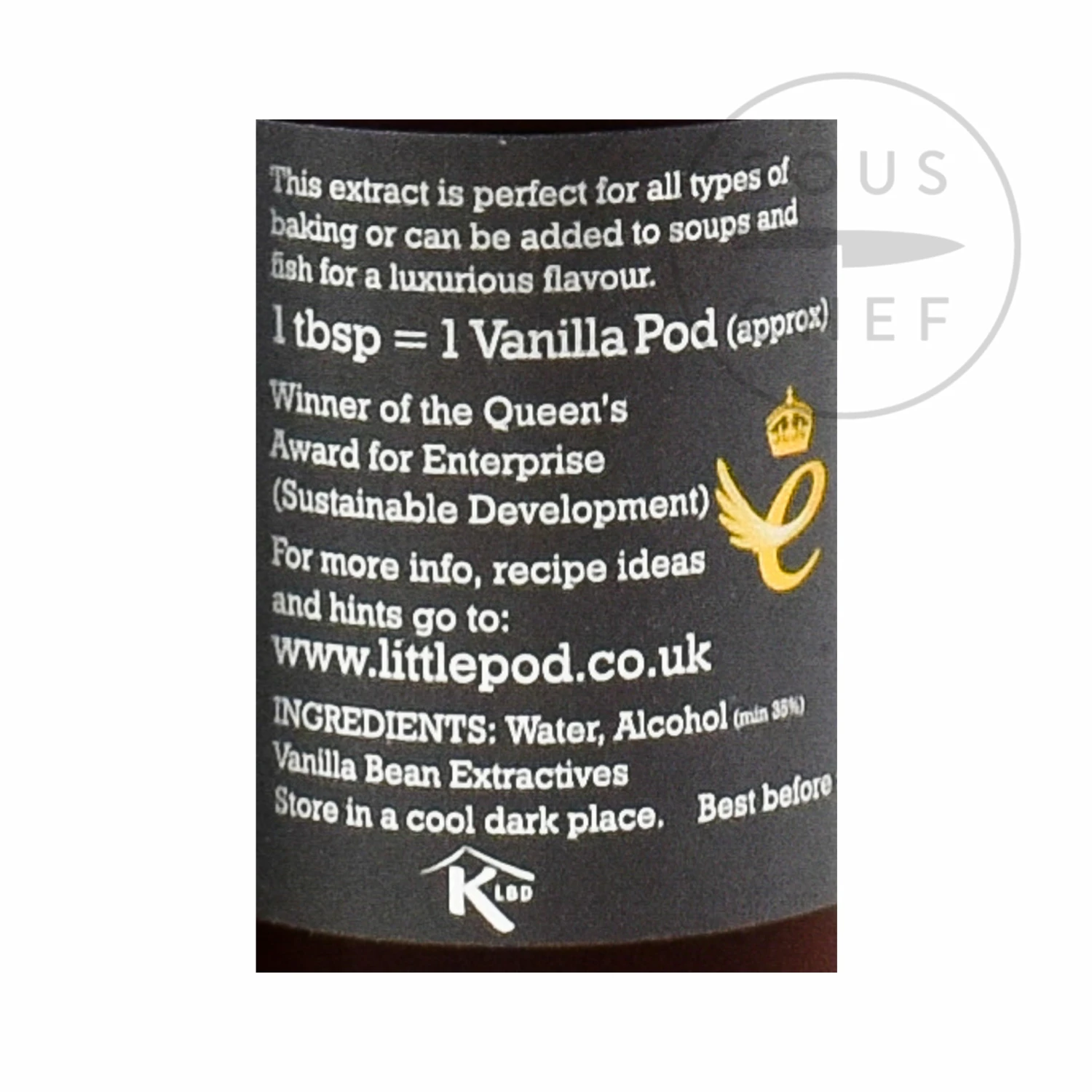 Littlepod Pure Vanilla Extract 100ml 5 Littlepod Pure Vanilla Extract 100ml