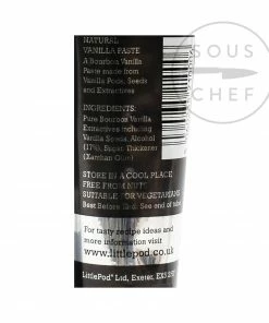 Ingredients Littlepod Pure Vanilla Paste 100ml