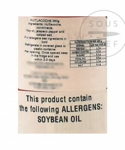 La Costena Cuitlacoche 380g Ingredients