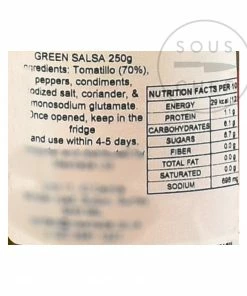 La Costena Green Mexican Salsa 250g 7 La Costena Green Mexican Salsa 250g