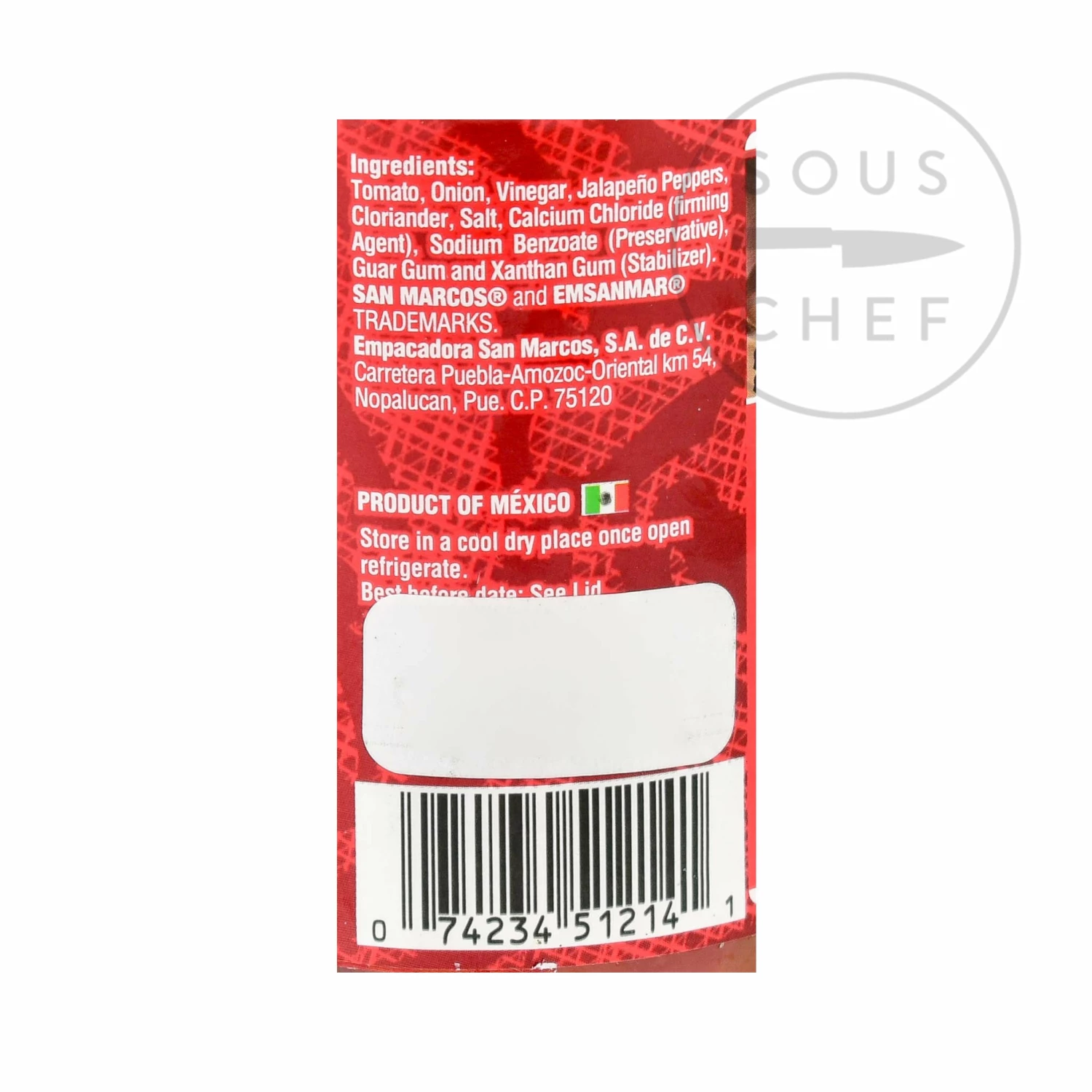 Ingredients San Marcos Salsa Pico De Gallo 230g 5 Ingredients San Marcos Salsa Pico De Gallo 230g