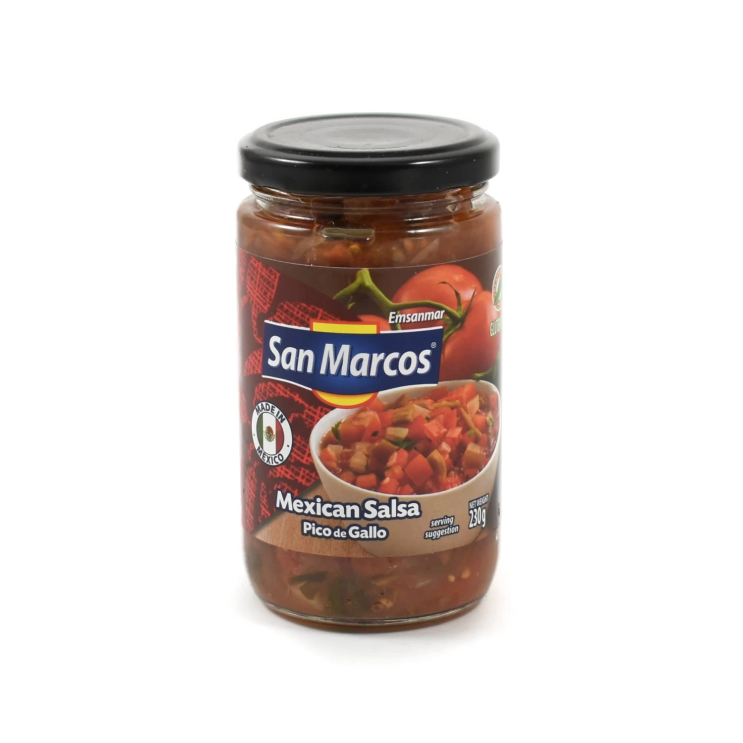 Ingredients San Marcos Salsa Pico De Gallo 230g 3 Ingredients San Marcos Salsa Pico De Gallo 230g