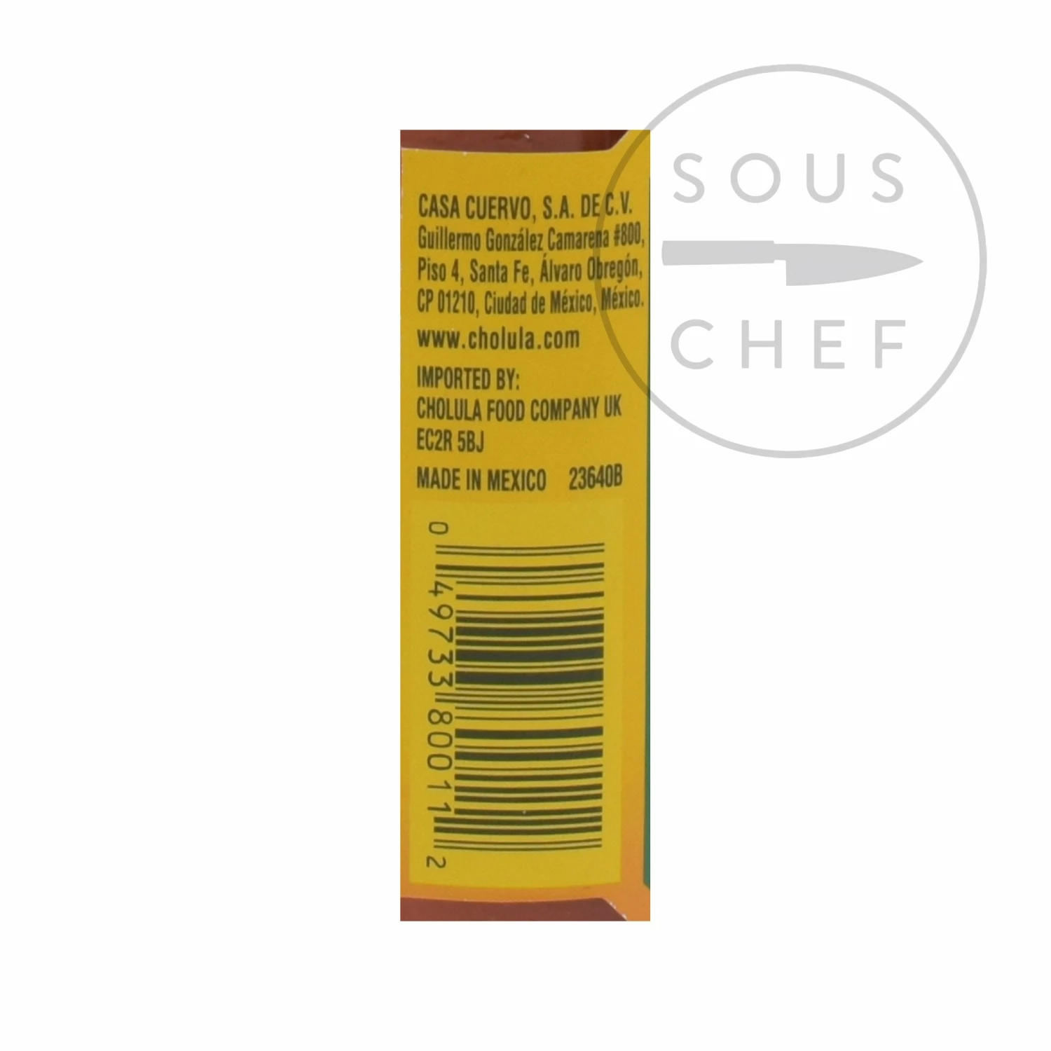 Cholula Garlic Hot Sauce 150ml Ingredients 4 Cholula Garlic Hot Sauce 150ml Ingredients