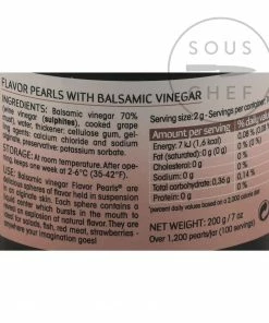 Christine Le Tennier Ingredients Balsamic Vinegar Flavour Pearls