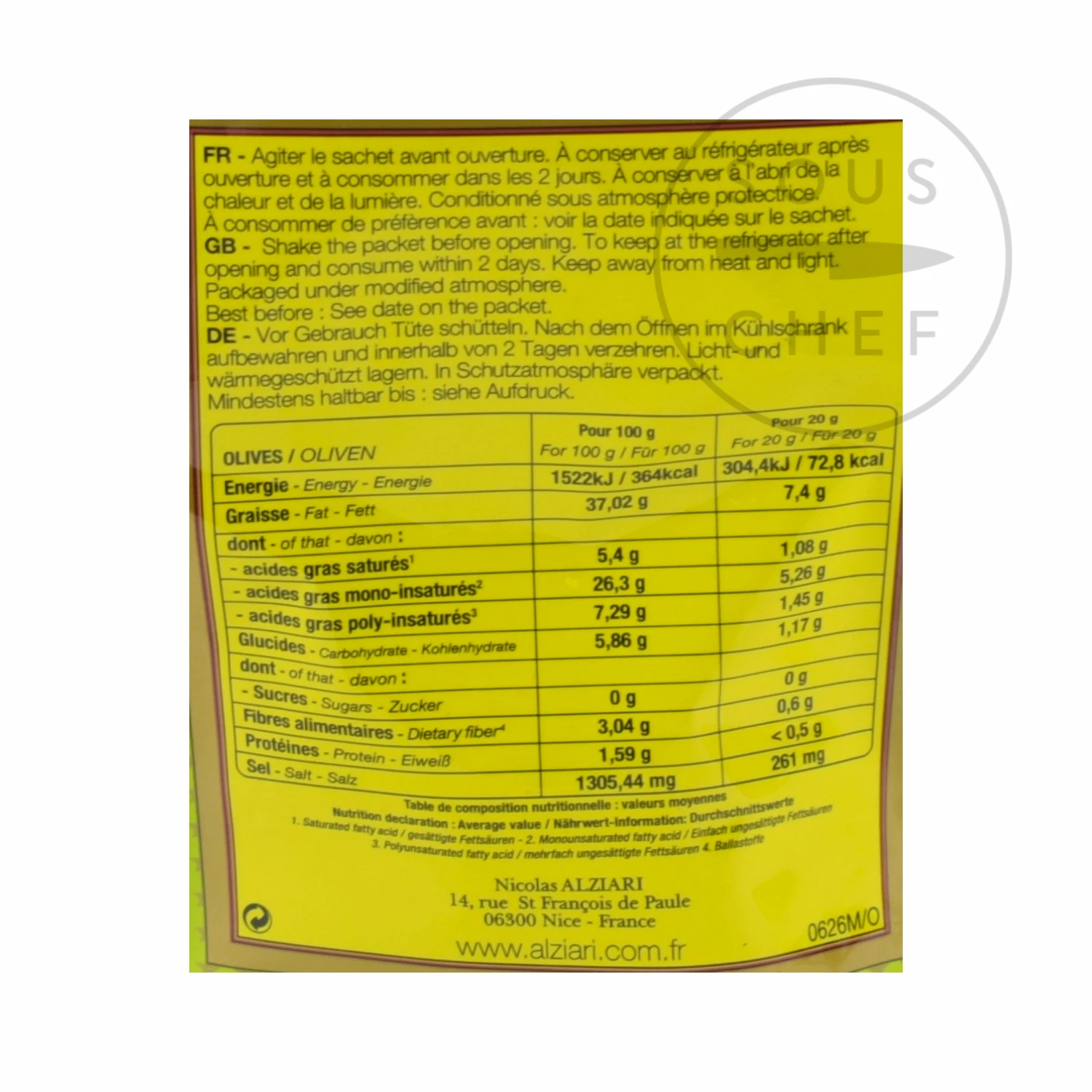 Nicolas Alziari Savoury Snacks & Crackers Alziari Olives With Herbes De Provence 60g 4 Nicolas Alziari Savoury Snacks & Crackers Alziari Olives With Herbes De Provence 60g