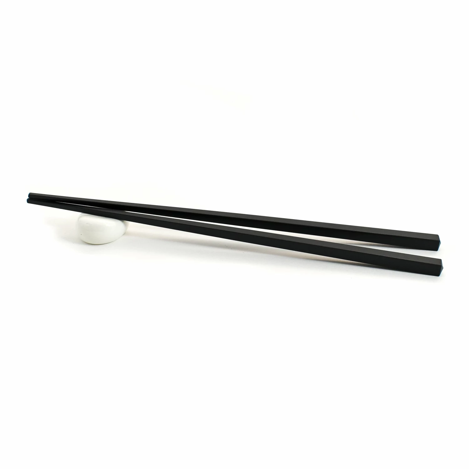 Kiji Stoneware & Ceramics Chinese Tableware Glossy White Pebble Chopstick Rest 4 Kiji Stoneware & Ceramics Chinese Tableware Glossy White Pebble Chopstick Rest
