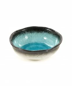 Kiji Stoneware & Ceramics Turquoise Glaze Bowl 12cm Dia X 4cm High Tableware