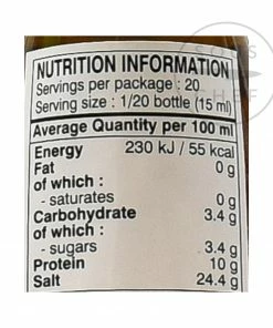 Ingredients Squid Brand Fish Sauce 9 Ingredients Squid Brand Fish Sauce