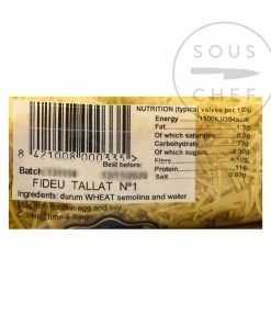 Sanmarti Ingredients Fideo Noodles 250g