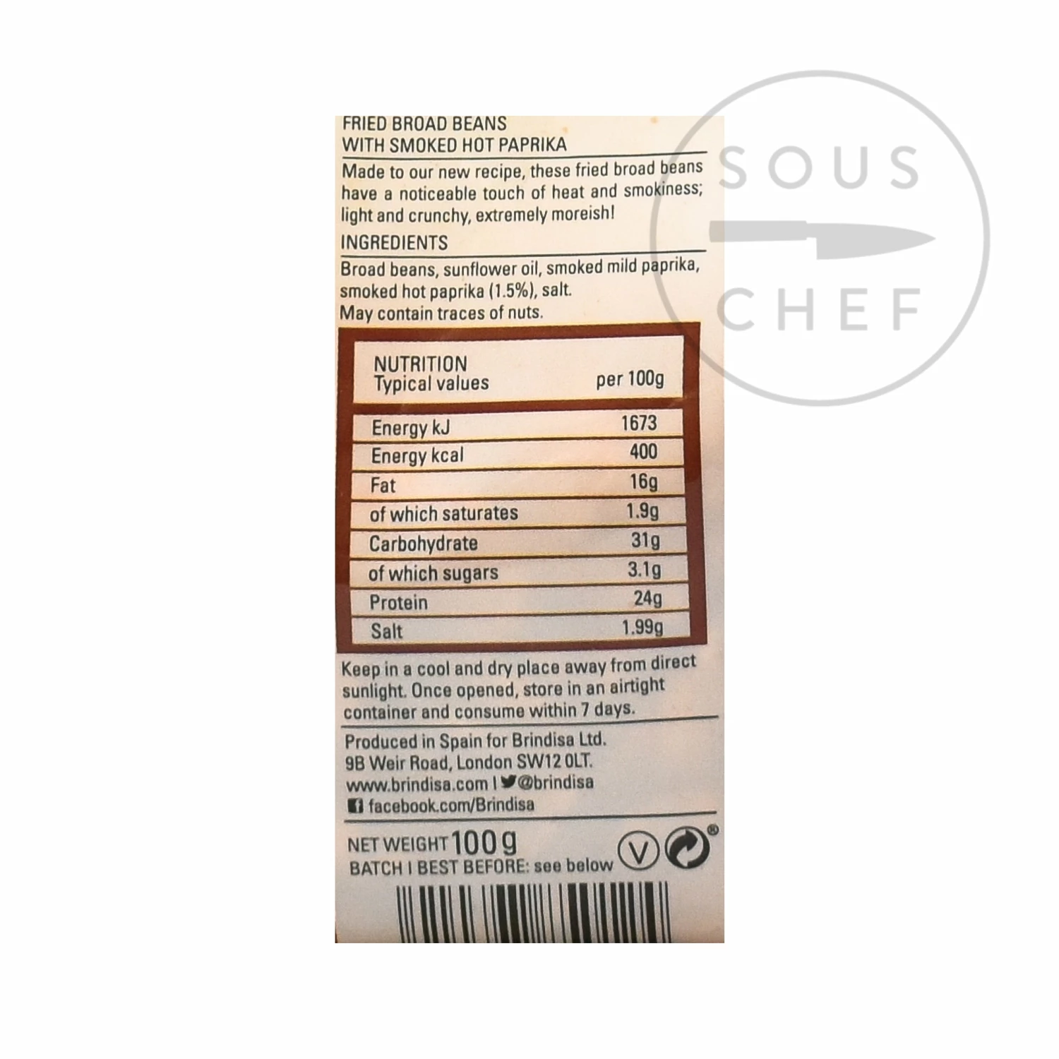 Brindisa Habas Picantes, Hot & Spicy Broad Beans 100g 4 Brindisa Habas Picantes, Hot & Spicy Broad Beans 100g