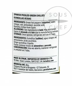 Ingredients Perello Guindilla Peppers 345g 6 Ingredients Perello Guindilla Peppers 345g