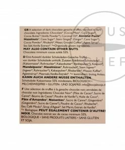 Booja Booja Award-Winning Truffle Selection 184g Ingredients