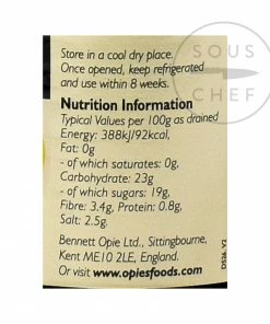 Opies Ingredients Pickled Walnuts In Malt Vinegar 390g