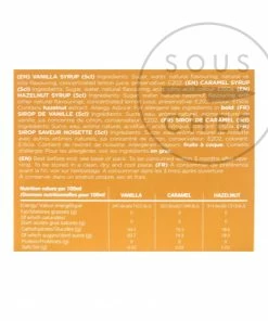 Monin Coffee Syrup Set