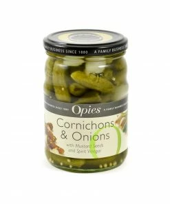 Opies Ingredients Cornichons And Pickled Onions 350g