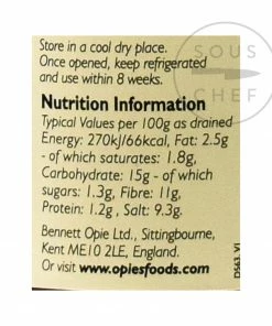 Opies Ingredients Pink Peppercorns With Malt Vinegar 105g