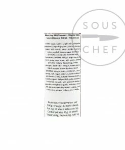 Blues Hog Raspberry Chipotle BBQ Sauce 708g Ingredients