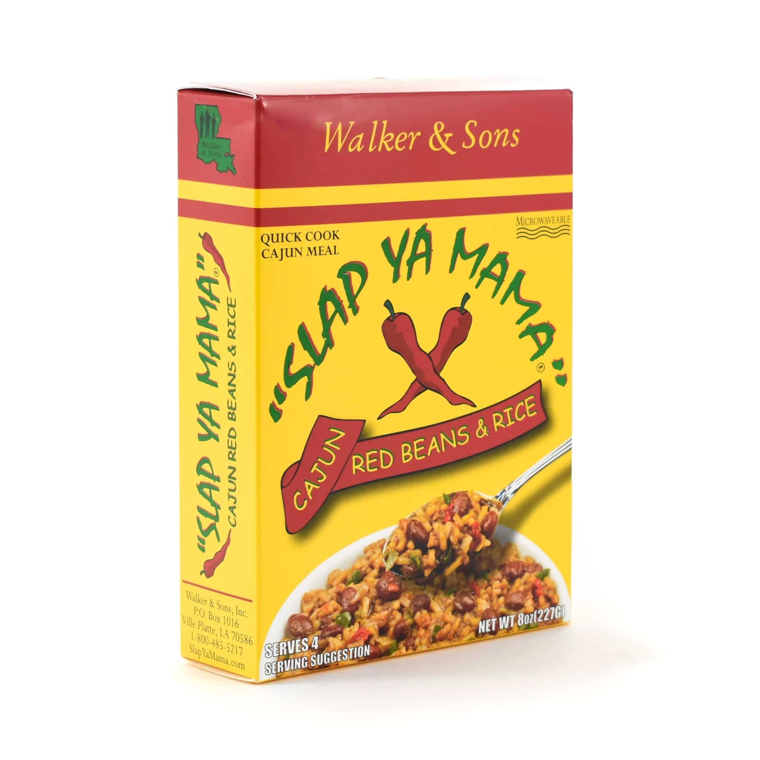 Slap Ya Mama Red Beans & Rice Mix 226g Ingredients 3 Slap Ya Mama Red Beans & Rice Mix 226g Ingredients