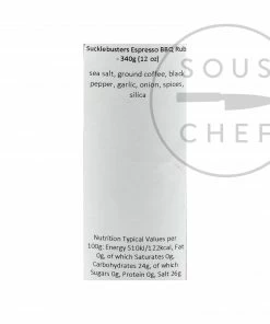 Sucklebusters Espresso BBQ Rub 340g