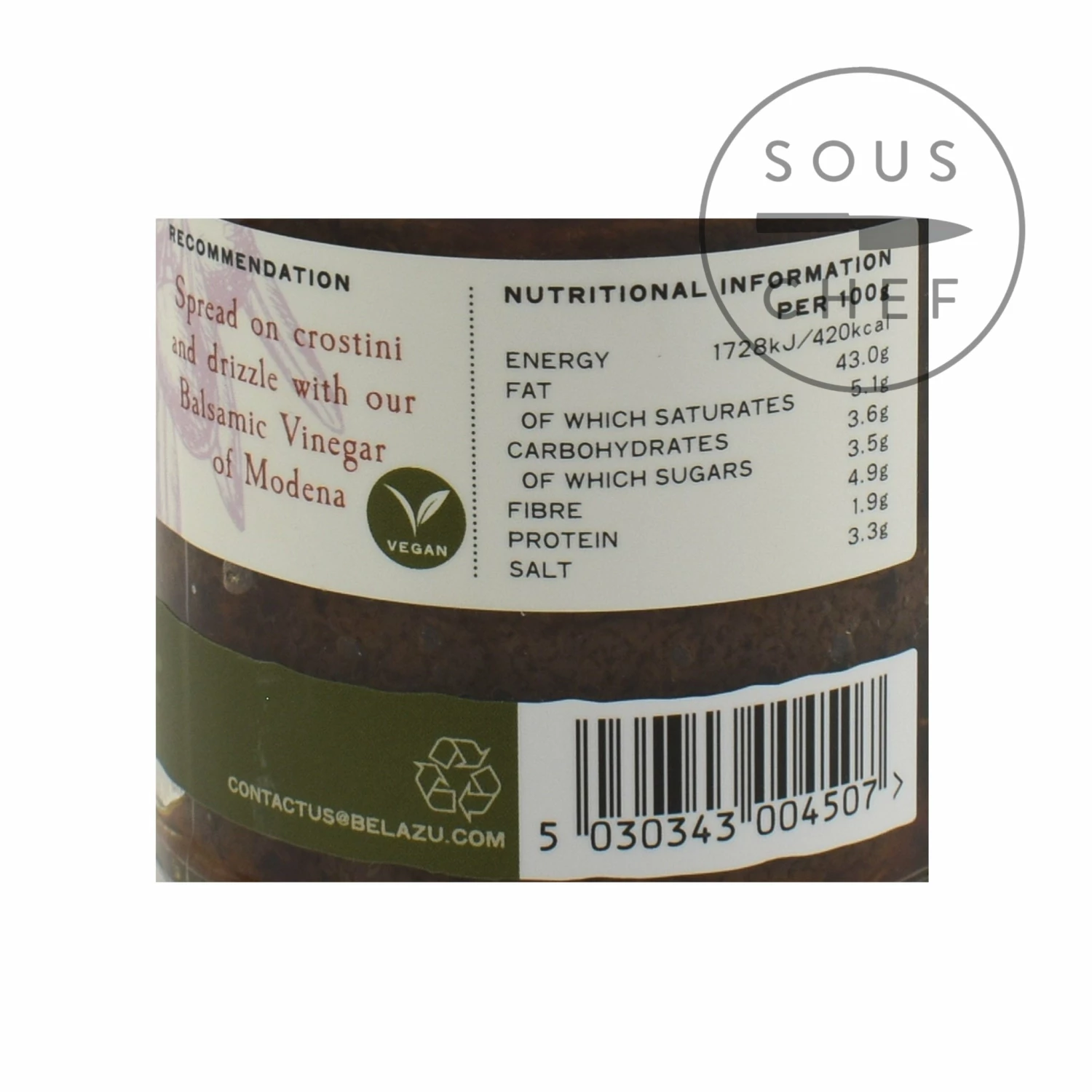 Belazu Black Tapenade 170g 6 Belazu Black Tapenade 170g