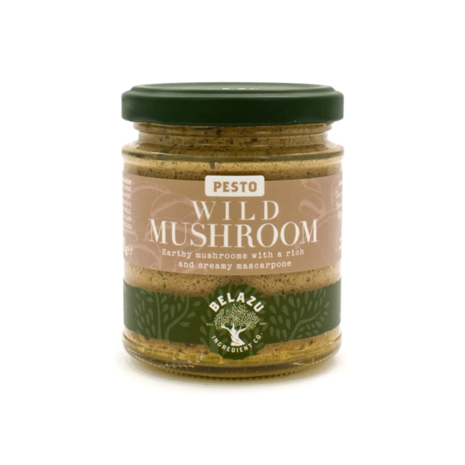 Ingredients Belazu Wild Mushroom Pesto 170g 3 Ingredients Belazu Wild Mushroom Pesto 170g
