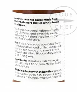 Cool Chile Co Habanero Hot Sauce 150g Ingredients