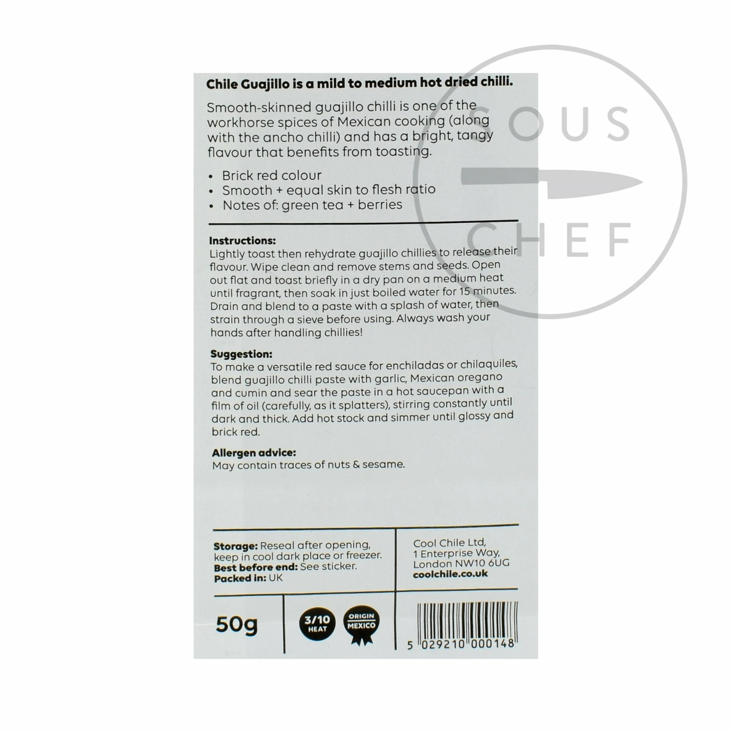 Cool Chile Co Whole Guajillo Chillies 50g 4 Cool Chile Co Whole Guajillo Chillies 50g