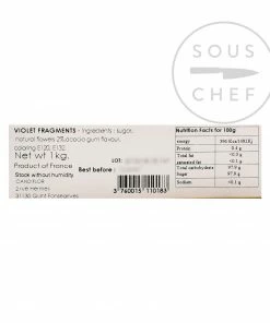 Candiflor Crystallised Violet Petal Pieces 1kg