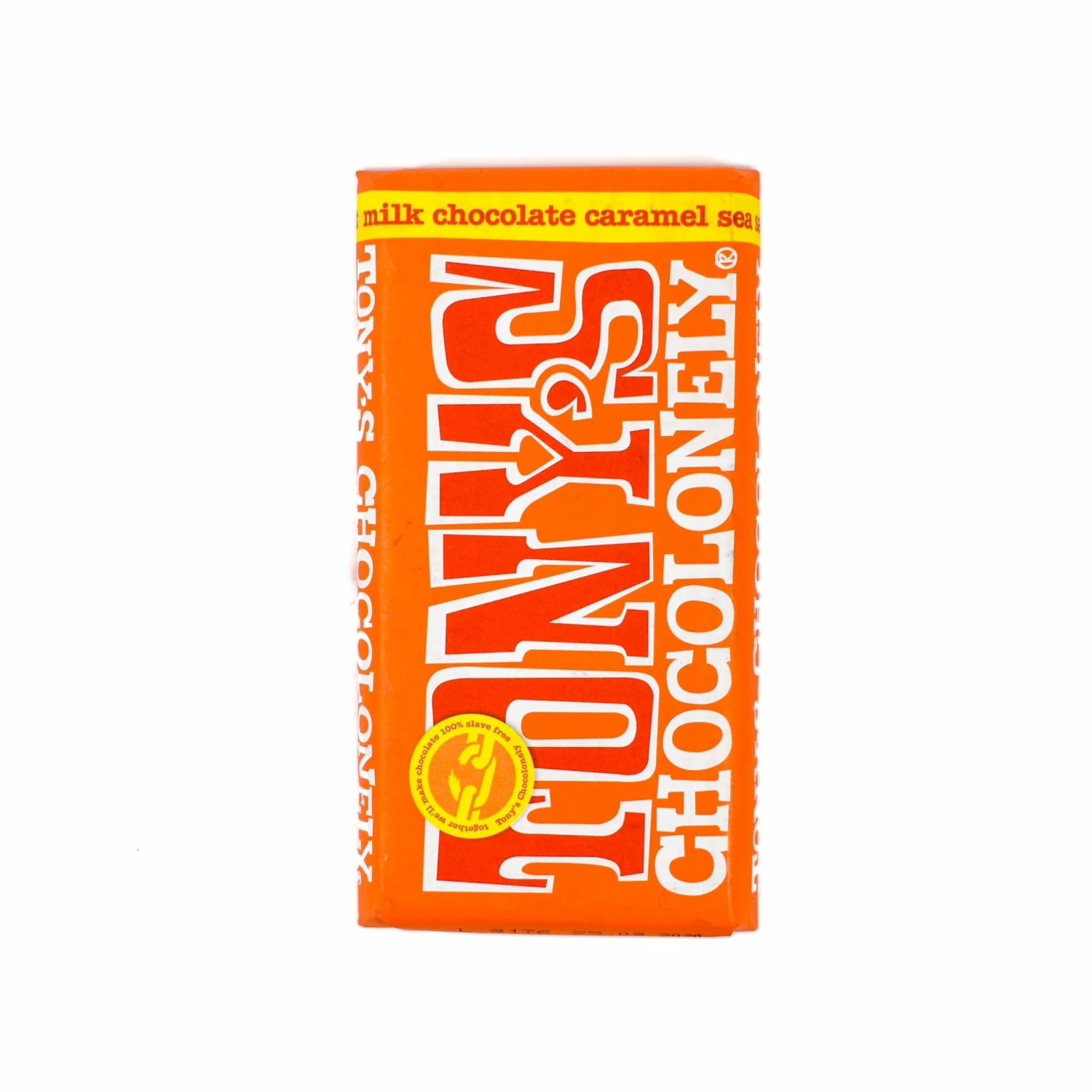 Tony's Chocolonely Milk Chocolate Caramel & Sea Salt 180g Ingredients 3 Tony's Chocolonely Milk Chocolate Caramel & Sea Salt 180g Ingredients
