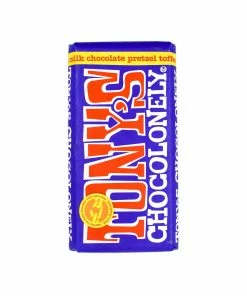Tony's Chocolonely Dark Milk Chocolate, Pretzel & Toffee 180g