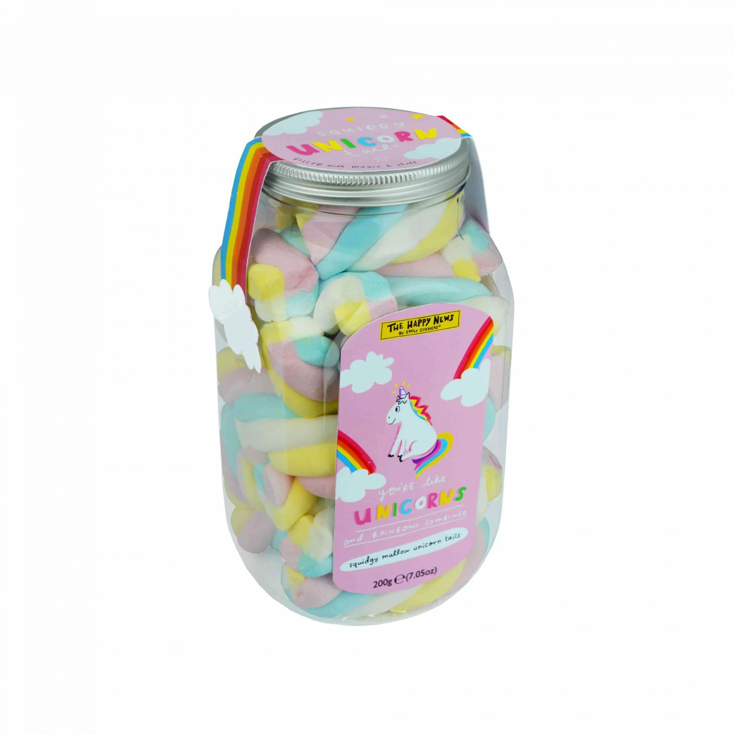 The Happy News Happy News Unicorn Tails Mallows 200g Ingredients 3 The Happy News Happy News Unicorn Tails Mallows 200g Ingredients