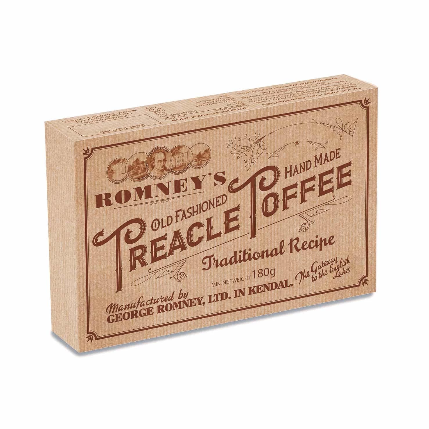 Romney's Old Fashioned Treacle Toffee 180g Ingredients 3 Romney's Old Fashioned Treacle Toffee 180g Ingredients