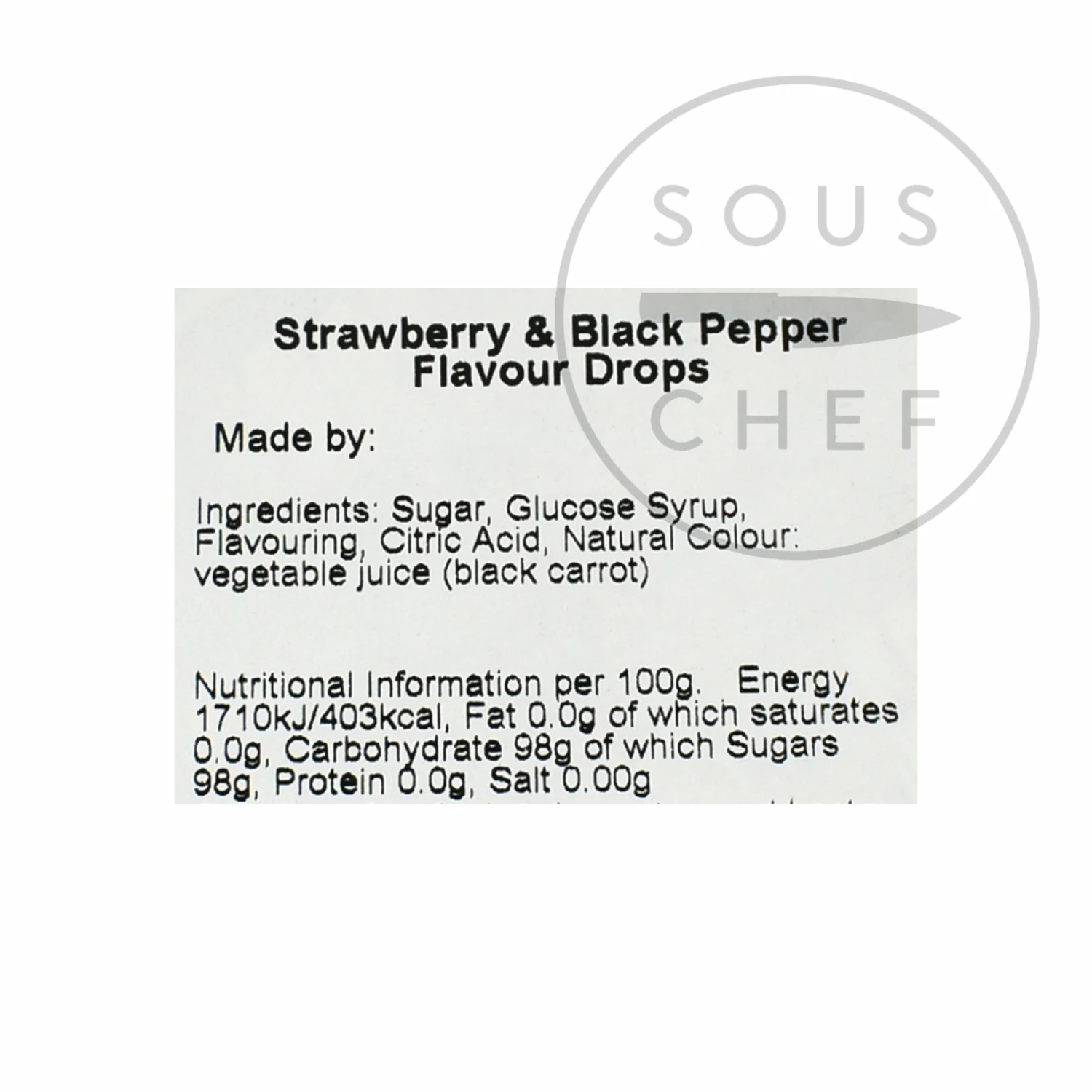 Simpkins Botanical Collection Ingredients Botanical Tin Strawberry & Crushed Black Pepper Drops 150g 4 Simpkins Botanical Collection Ingredients Botanical Tin Strawberry & Crushed Black Pepper Drops 150g