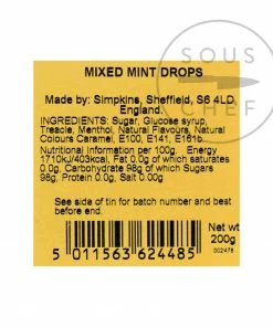 Simpkins Travel Sweets Simpkins Mixed Mints Travel Sweets 200g