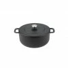 Cookware Combekk Sous-Chef Black Recycled Cast Iron Dutch Oven 24cm