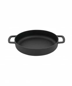 Combekk Sous-Chef Black Recycled Cast Iron Frying Pan 24cm Cookware