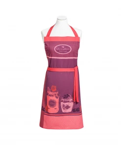 Coucke Cookware French Cotton Apron - Fruit Preserves
