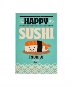 Coucke Cookware French Tea Towel - Happy Sushi