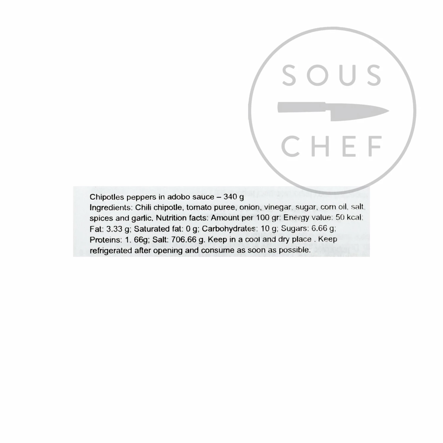 Carey Chipotle Peppers In Adobo Sauce 340g 5 Carey Chipotle Peppers In Adobo Sauce 340g