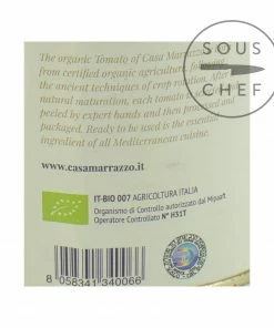 Casa Marrazzo Peeled Organic Tomatoes 800g Tinned Tomatoes & Veg