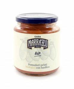 Ingredients Casa Marrazzo Peeled Organic Tomatoes With Basil 540g