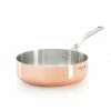 Cookware De Buyer Inocuivre Copper Straight Sided Saute Pan With Stainless Steel Handle 24cm