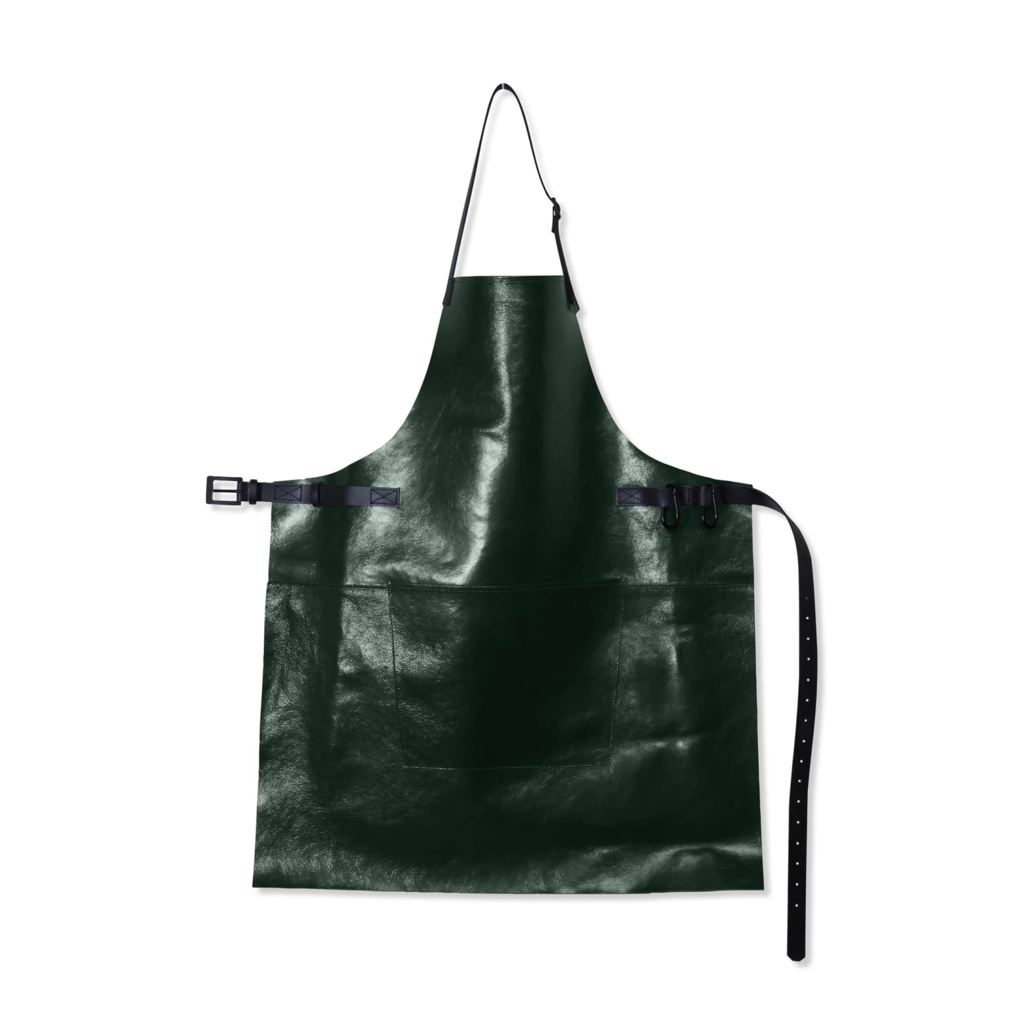 Dutchdeluxes Leather BBQ Apron In Metallic Green Cookware 3 Dutchdeluxes Leather BBQ Apron In Metallic Green Cookware