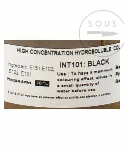 Deco Relief Ingredients Intense Black Food Colour 50g