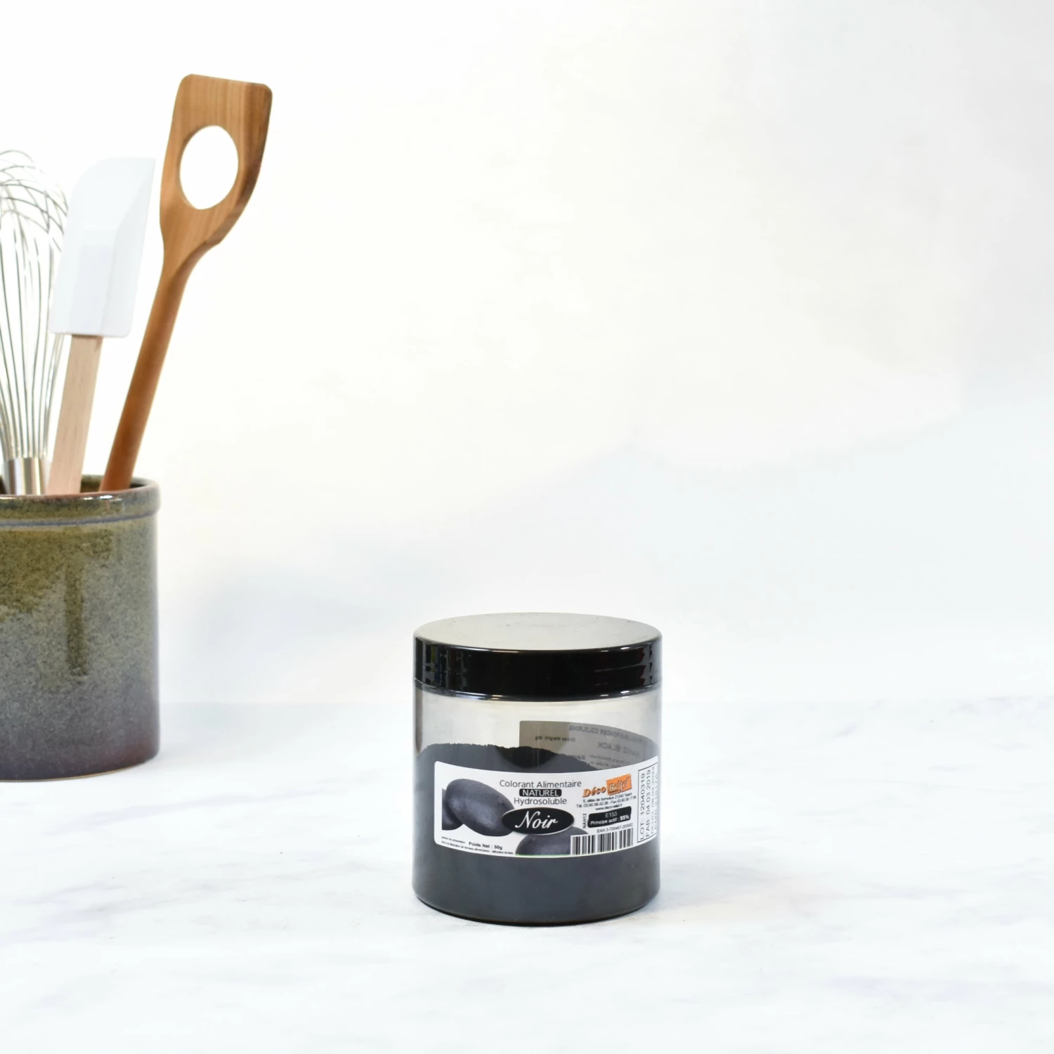 Deco Relief Professional Natural Black Food Colour - Charcoal 50g 5 Deco Relief Professional Natural Black Food Colour - Charcoal 50g